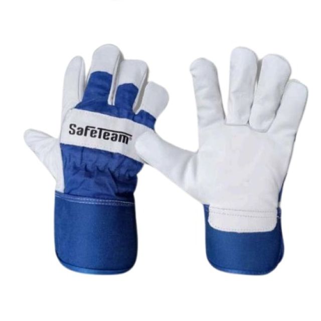 Safeteam Premium Leather Work Gloves