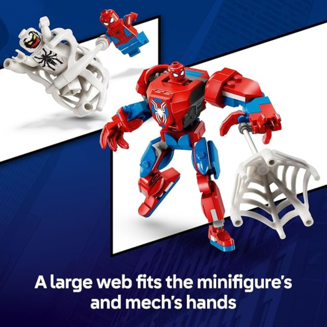 Lego Marvel Spider Man Mech vs Anti-Venom Building Toy Set